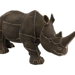 Figurine Décorative Rhino Rivets Pearls 25Cm