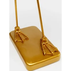 Figurine Décorative Rose Flamingo Dore 63Cm