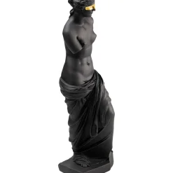 Figurine Décorative Sculpture Noir 48Cm