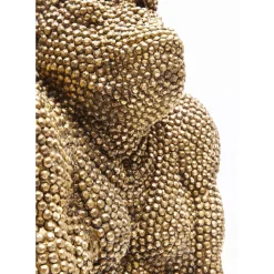 Figurine Décorative Shiny Gorilla Dore 46Cm