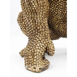 Figurine Décorative Shiny Gorilla Dore 46Cm