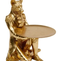 Figurine Décorative Sitting Waiter Fox 36Cm