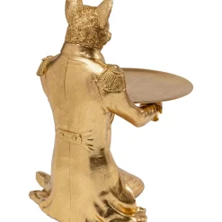 Figurine Décorative Sitting Waiter Fox 36Cm