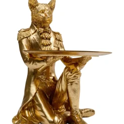Figurine Décorative Sitting Waiter Fox 36Cm
