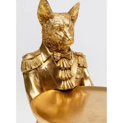 Figurine Décorative Sitting Waiter Fox 36Cm