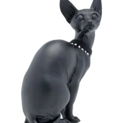 Figurine Décorative Sitting Cat Audrey Noir 27