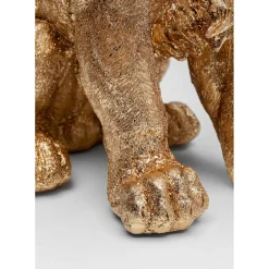 Figurine Décorative Sitting Lion Dore 42Cm