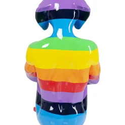 Figurine Décorative Sitting Dog Rainbow 173Cm