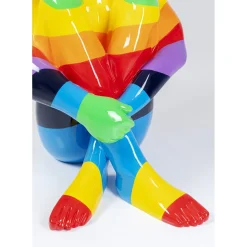 Figurine Décorative Sitting Dog Rainbow 173Cm