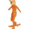 Figurine Décorative Skating Astronaut Orange