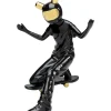 Figurine Décorative Skating Astronaut Noir
