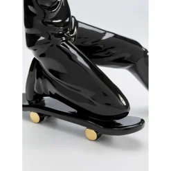 Figurine Décorative Skating Astronaut Noir