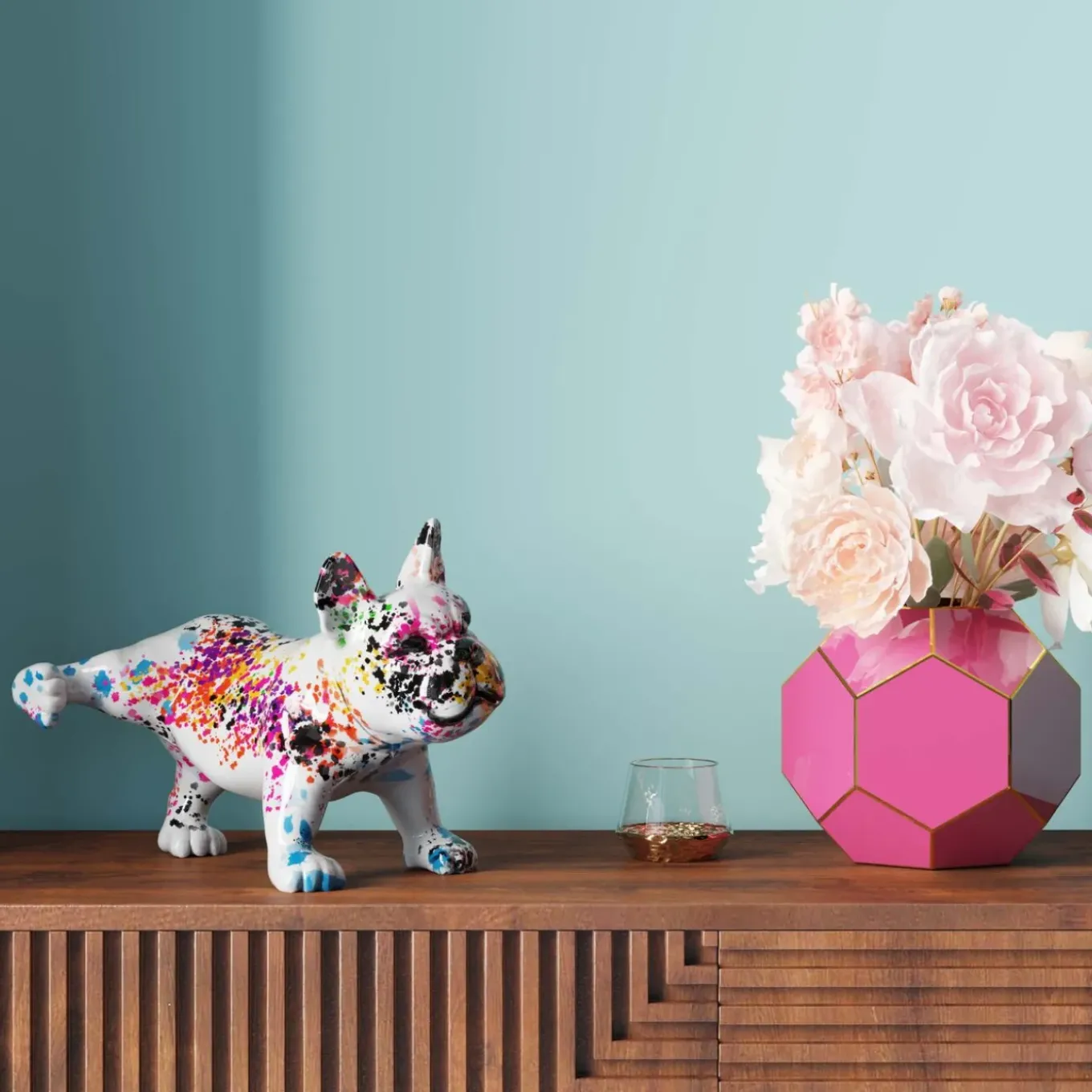 Figurine Décorative Splash Bulldog 32Cm