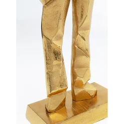 Figurine Décorative Standing Man Dore 62Cm