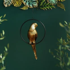 Figurine Décorative Swinging Parrouge Dore