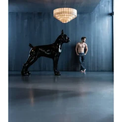 Figurine Décorative Toto Xl Noir 180Cm