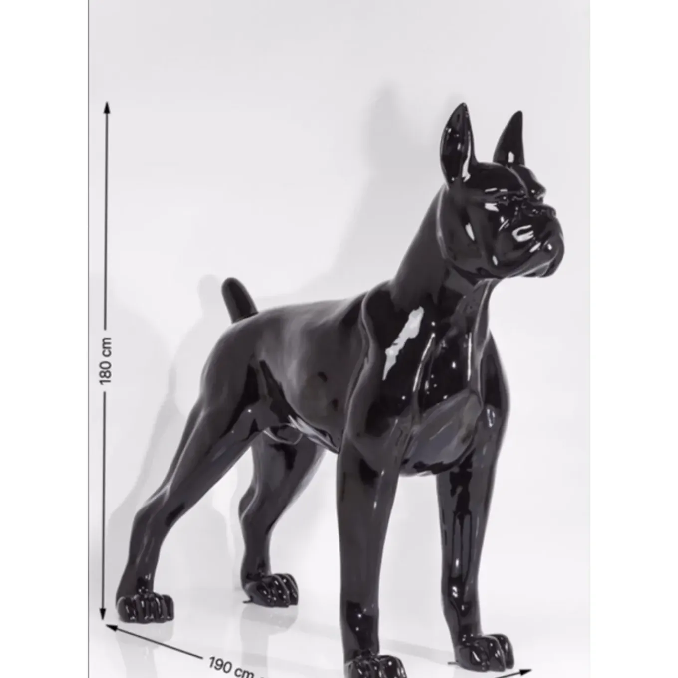 Figurine Décorative Toto Xl Noir 180Cm