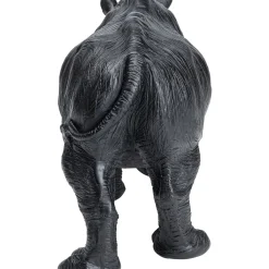 Figurine Décorative Walking Rhino Noir 56Cm