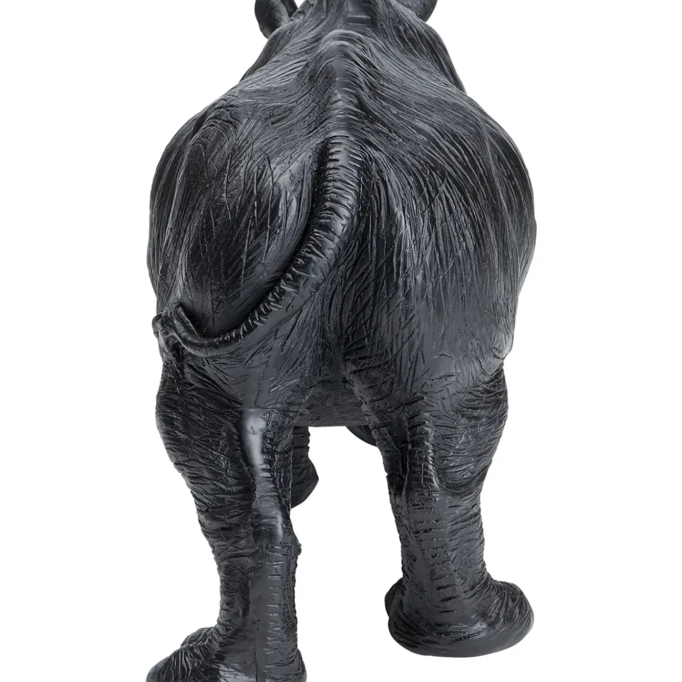 Figurine Décorative Walking Rhino Noir 56Cm