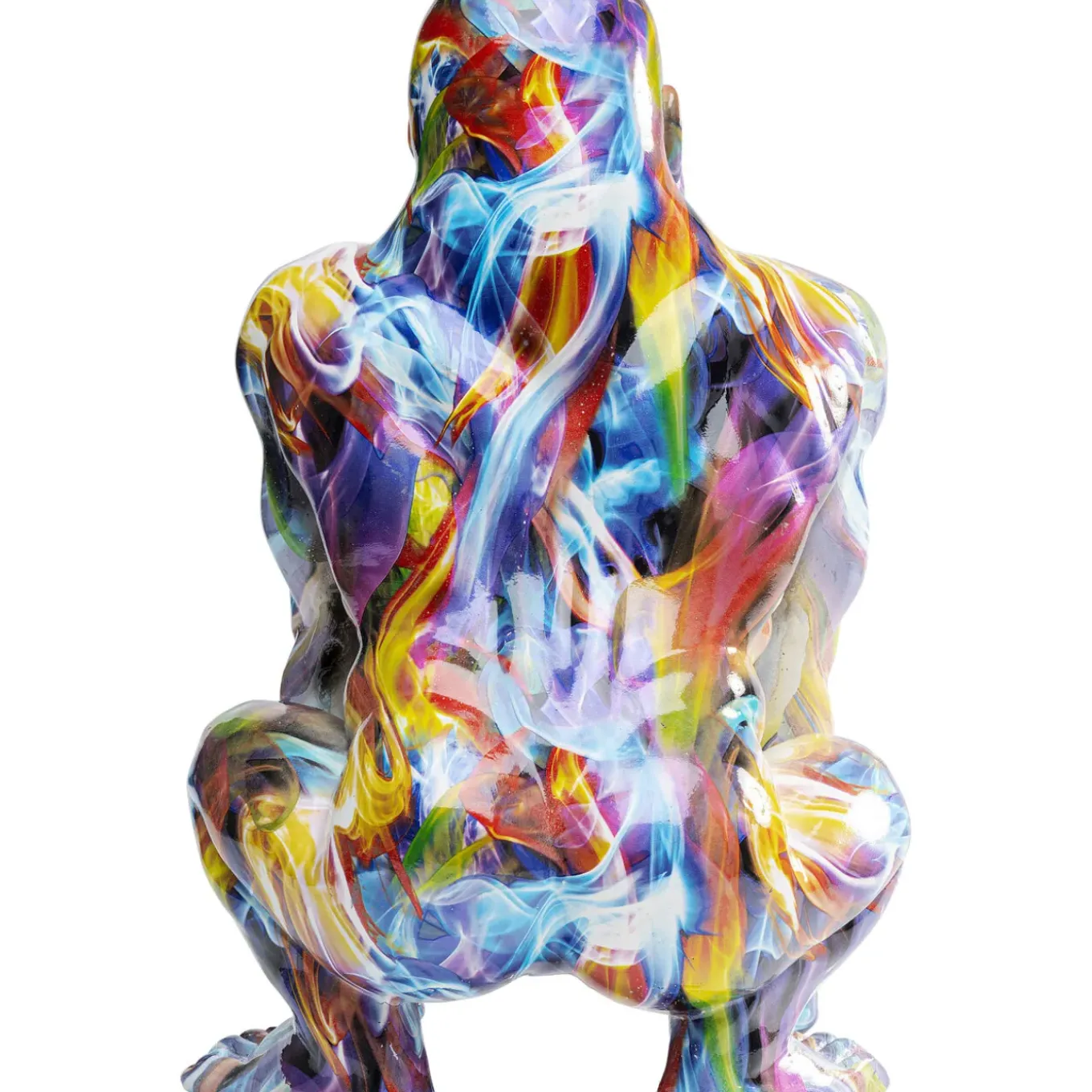 Figurine Décorative Watching Gorilla Colorful 45Cm
