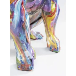 Figurine Décorative Watching Gorilla Colorful 45Cm