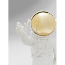 Figurine Décorative Welcome Astronaut Blanc 27Cm