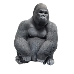 Figurine Décorativemonkey Gorilla Side Medium Noir
