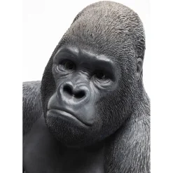 Figurine Décorativemonkey Gorilla Side Medium Noir