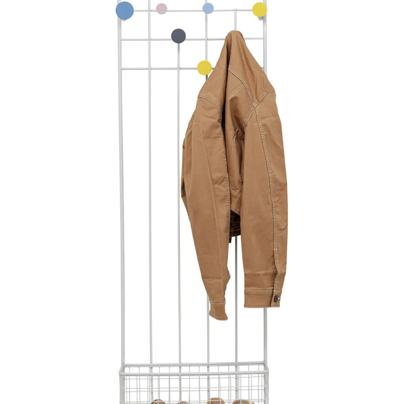 Garderobe Murale Derry Blanc 41Cm