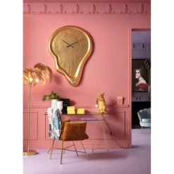 Horloge Murale Big Drop Dore 92X127Cm