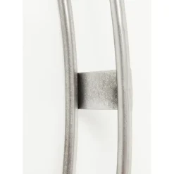 Horloge Murale Clip Argente O60Cm