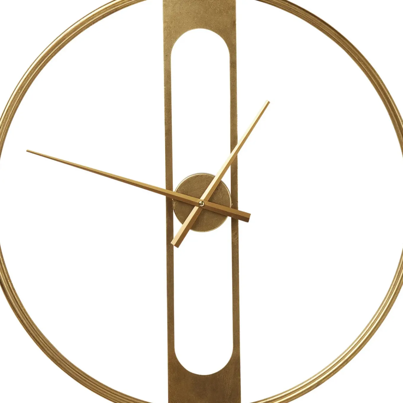 Horloge Murale Clip Gold O60Cm