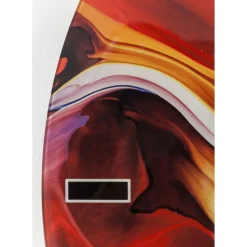Horloge Murale En Verre Chaos Fire O80Cm