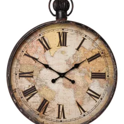 Horloge Murale European Map 96Cm
