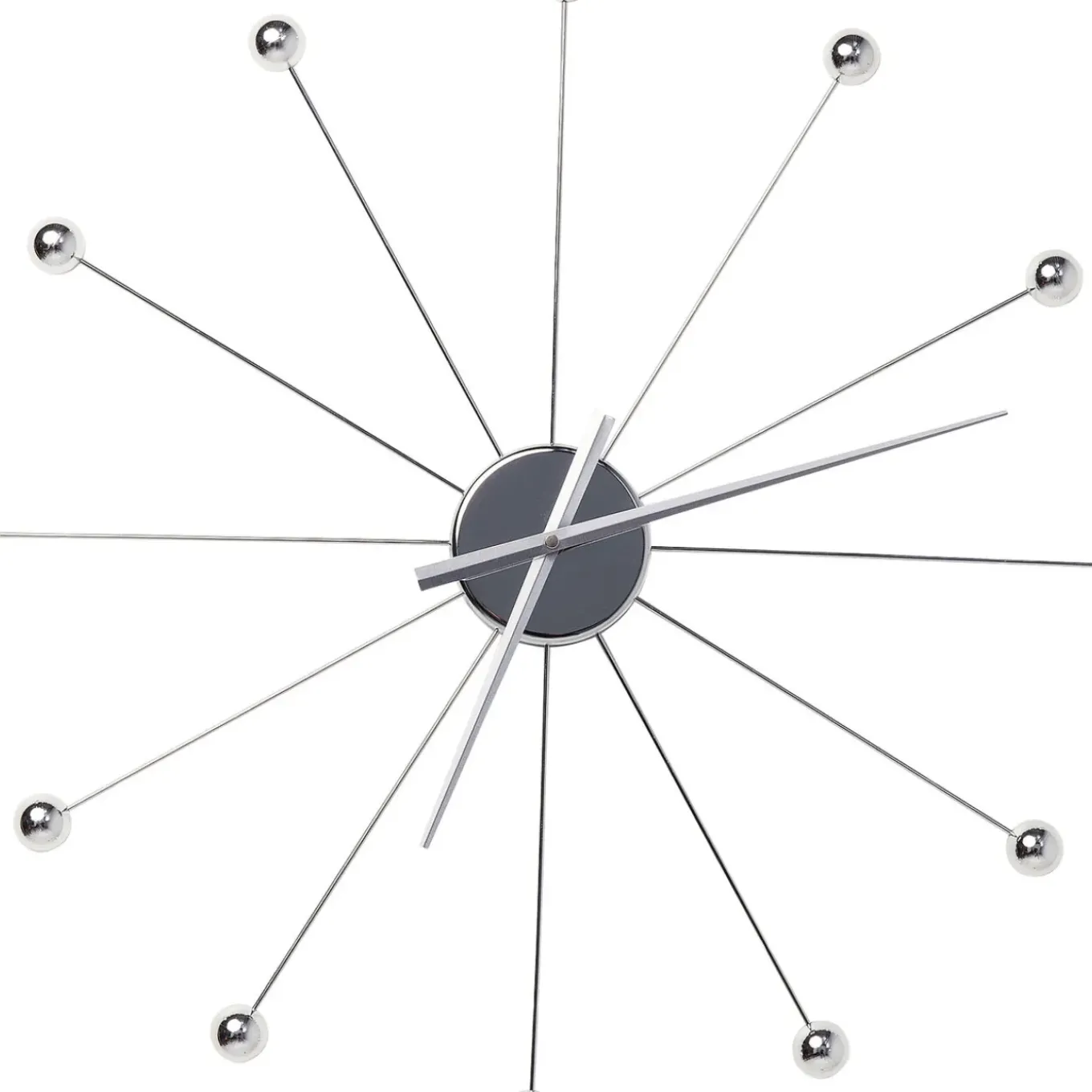 Horloge Murale Like Umbrella Boules Chromees