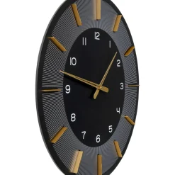 Horloge Murale Lio Noir O60Cm