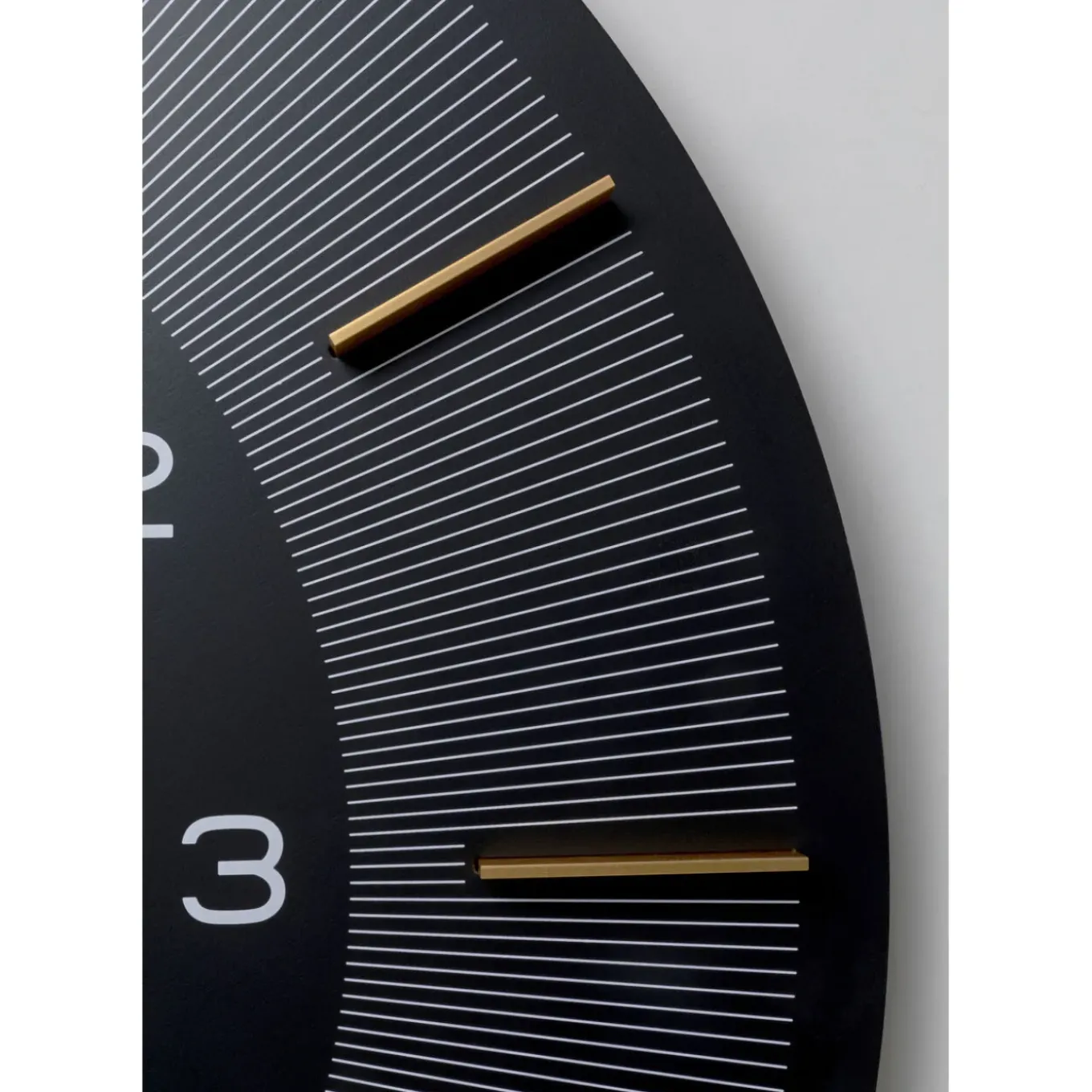 Horloge Murale Lio Noir O60Cm