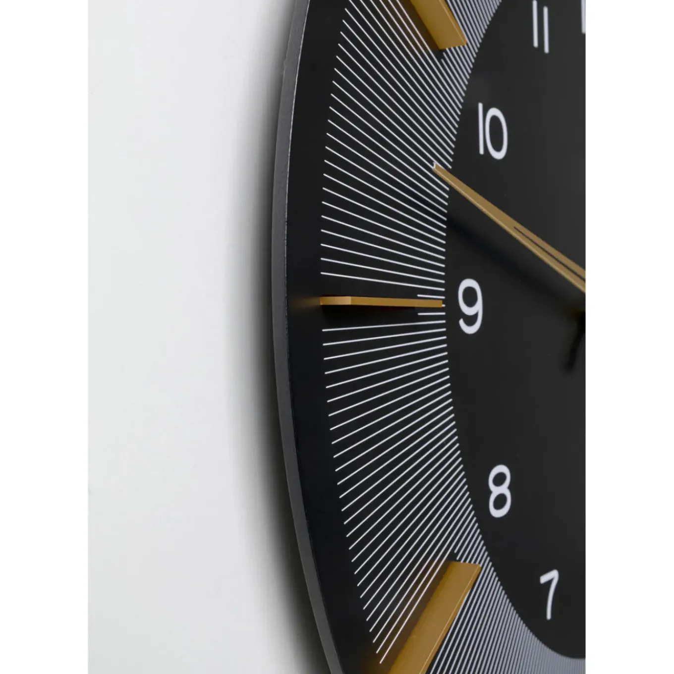Horloge Murale Lio Noir O60Cm