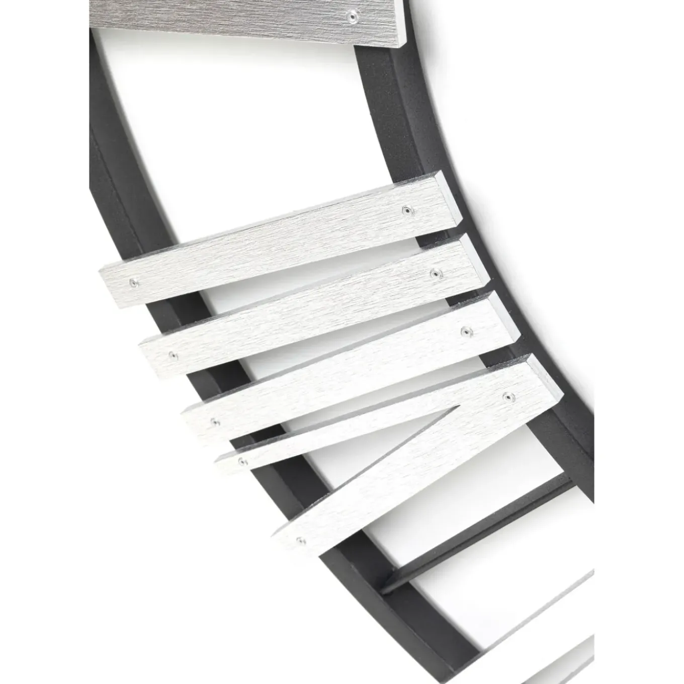 Horloge Murale Nevio Argente O95Cm