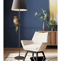 Lampadaire Animal Parrot Dore 176Cm