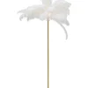 Lampadaire Feather Palm Blanc 165Cm