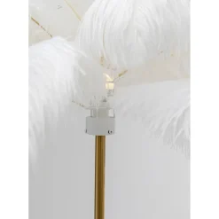 Lampadaire Feather Palm Blanc 165Cm