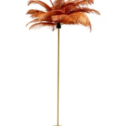 Lampadaire Feather Palm Rusty Red 165Cm