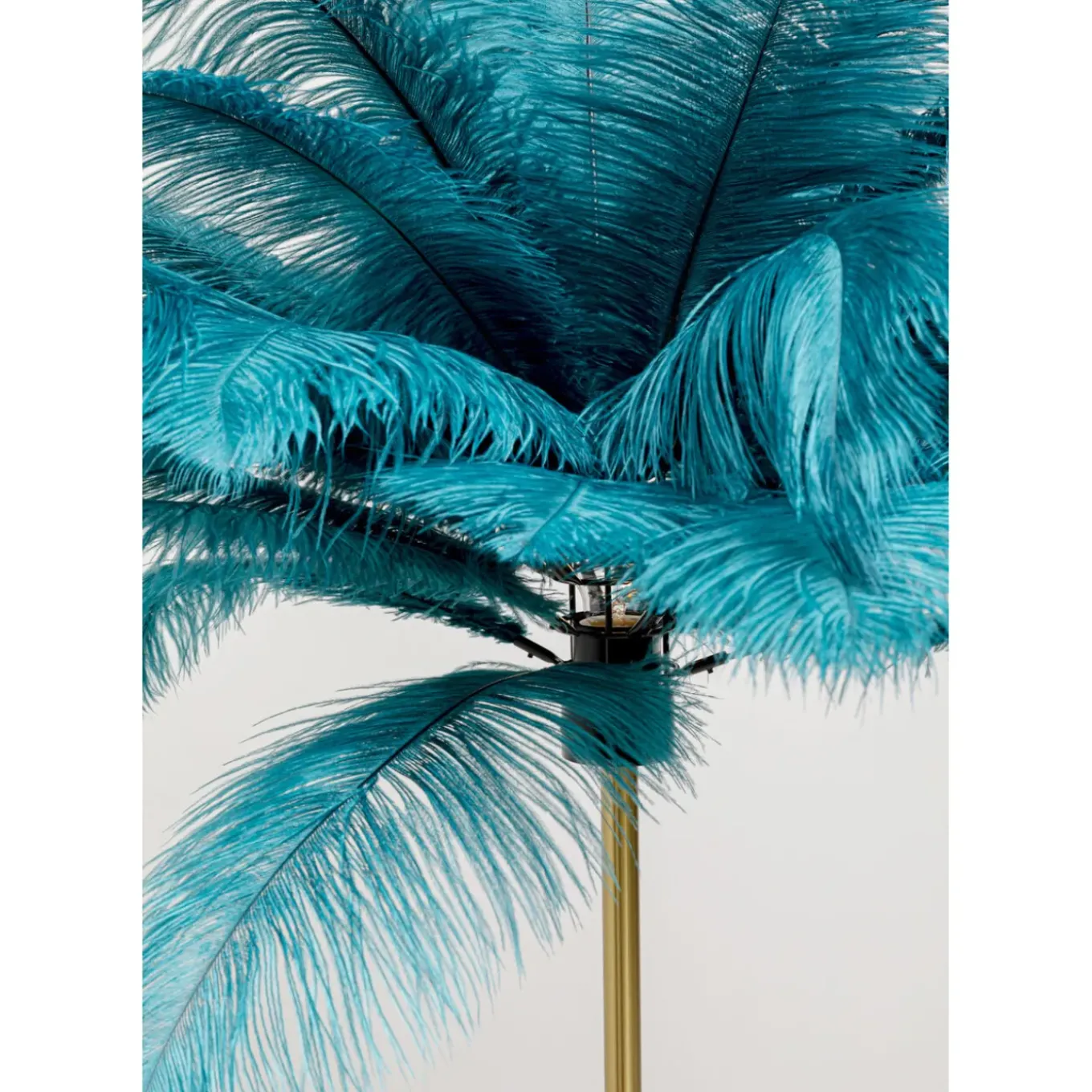 Lampadaire Feather Palm Vert 165Cm