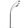 Lampadaire Five Fingers Noir Mat