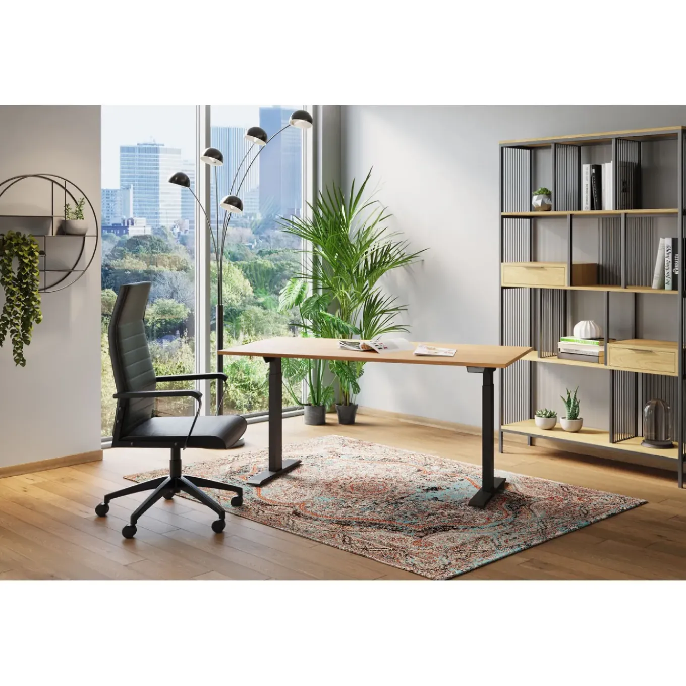 Lampadaire Five Fingers Noir Mat