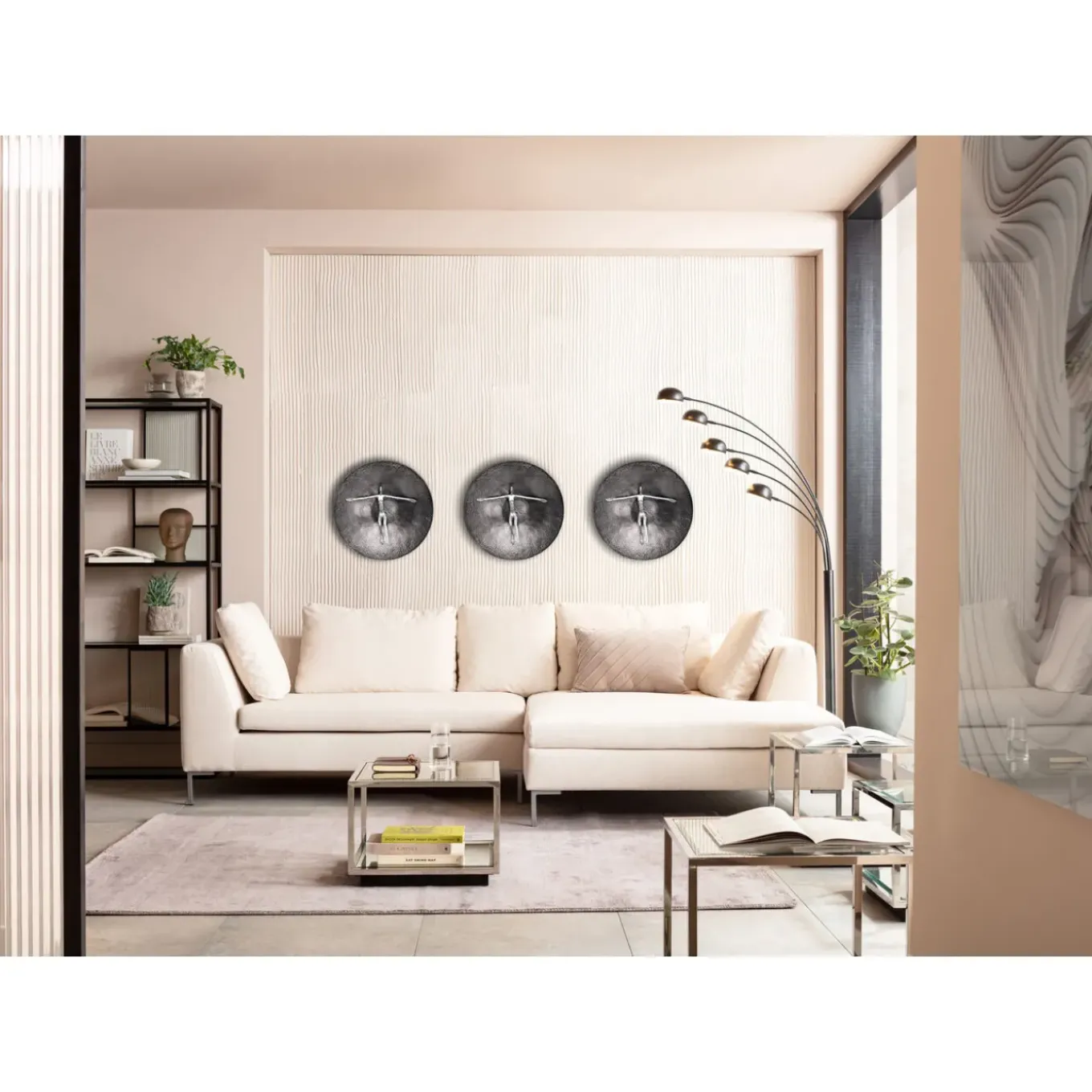 Lampadaire Five Fingers Noir Mat