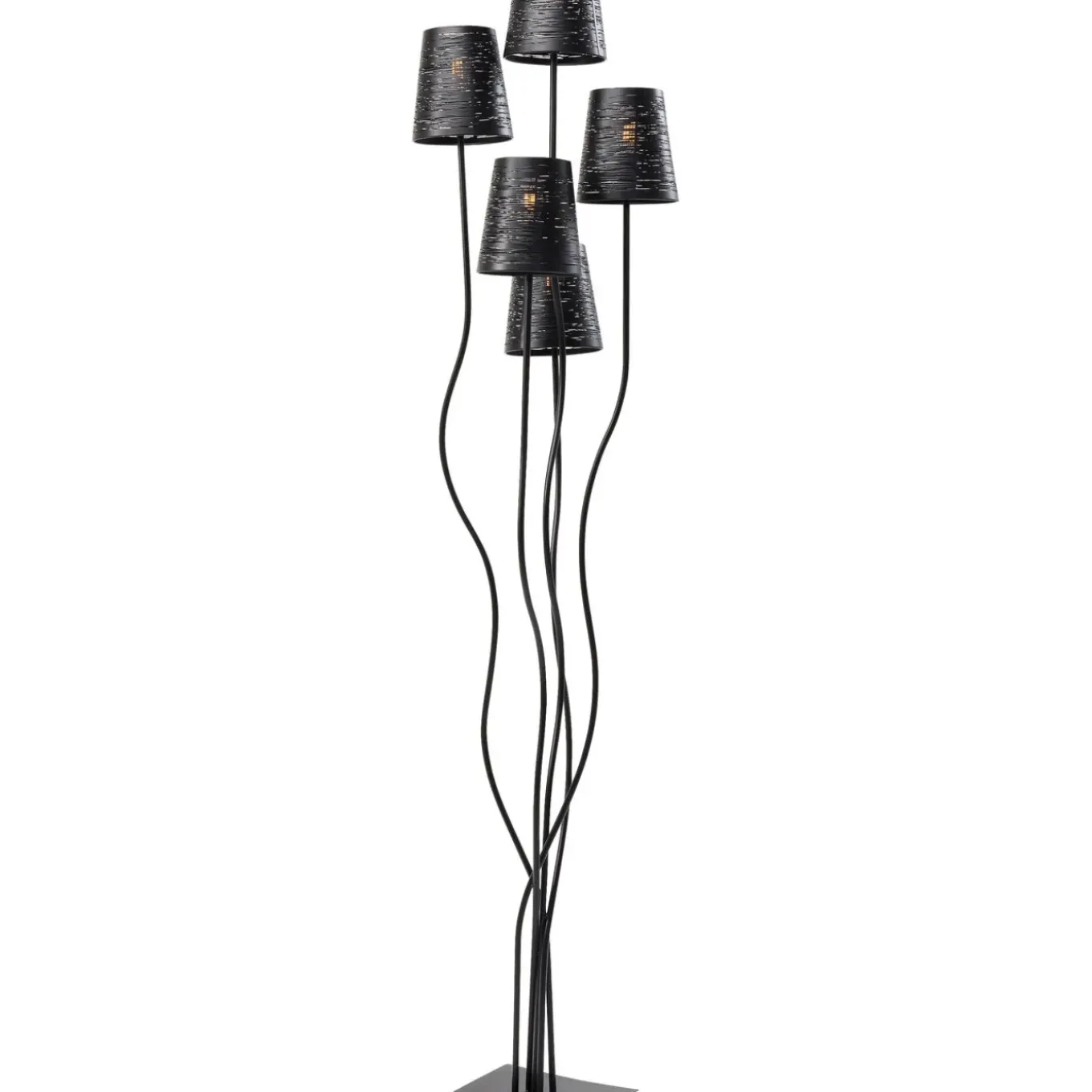 Lampadaire Flexible Noir Cinque