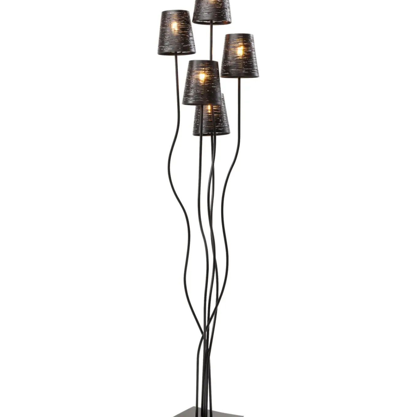Lampadaire Flexible Noir Cinque