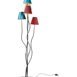 Lampadaire Flexible Velours Noir Cinque